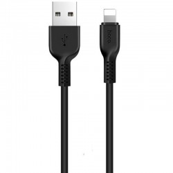 USB кабель Hoco X20 Flash Charged Lightning Black 1m